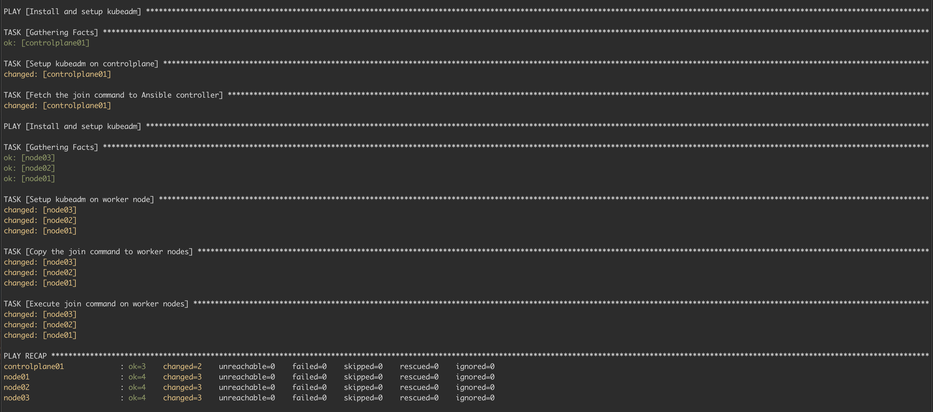 ansible kubeadm install